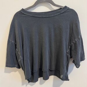 FP Movement by Free People Black Short Sleeve Tee